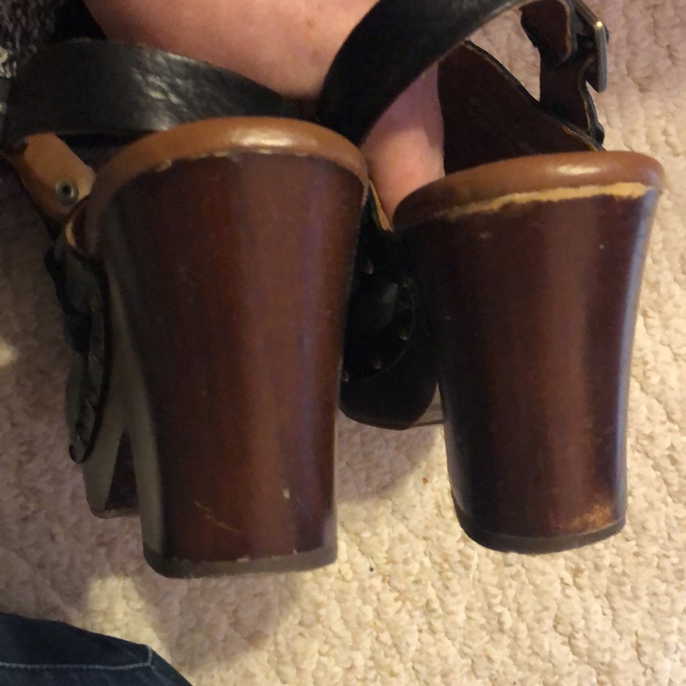 Platform Slingback Clogs - image 6